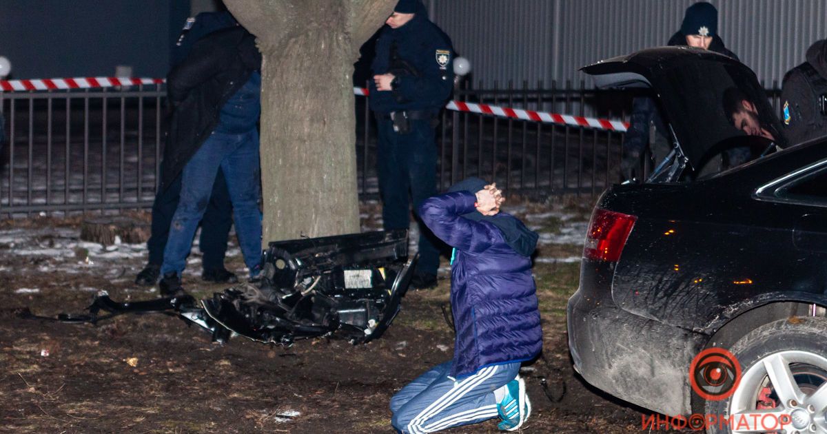 С авто кричали о помощи: в Днепре машина во время бегства от полиции сбила трех человек