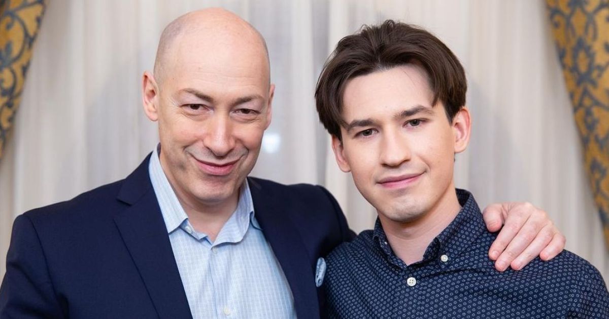 Дмитрий Гордон с сыном Дмитрием