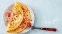 Блины с помидорами и сыром