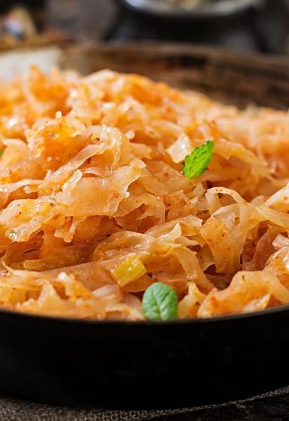 Рецепт тушкованої капусти