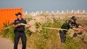 Правоохранители огородили опасное место