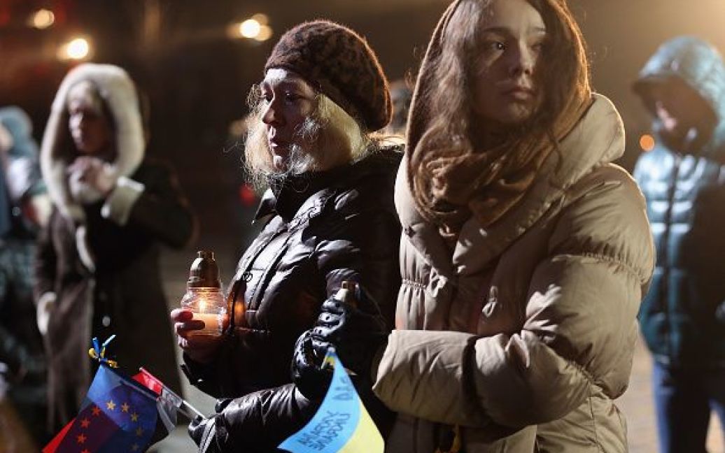 У Києві відбулося вшанування героїв Небесної сотні. / © Getty Images