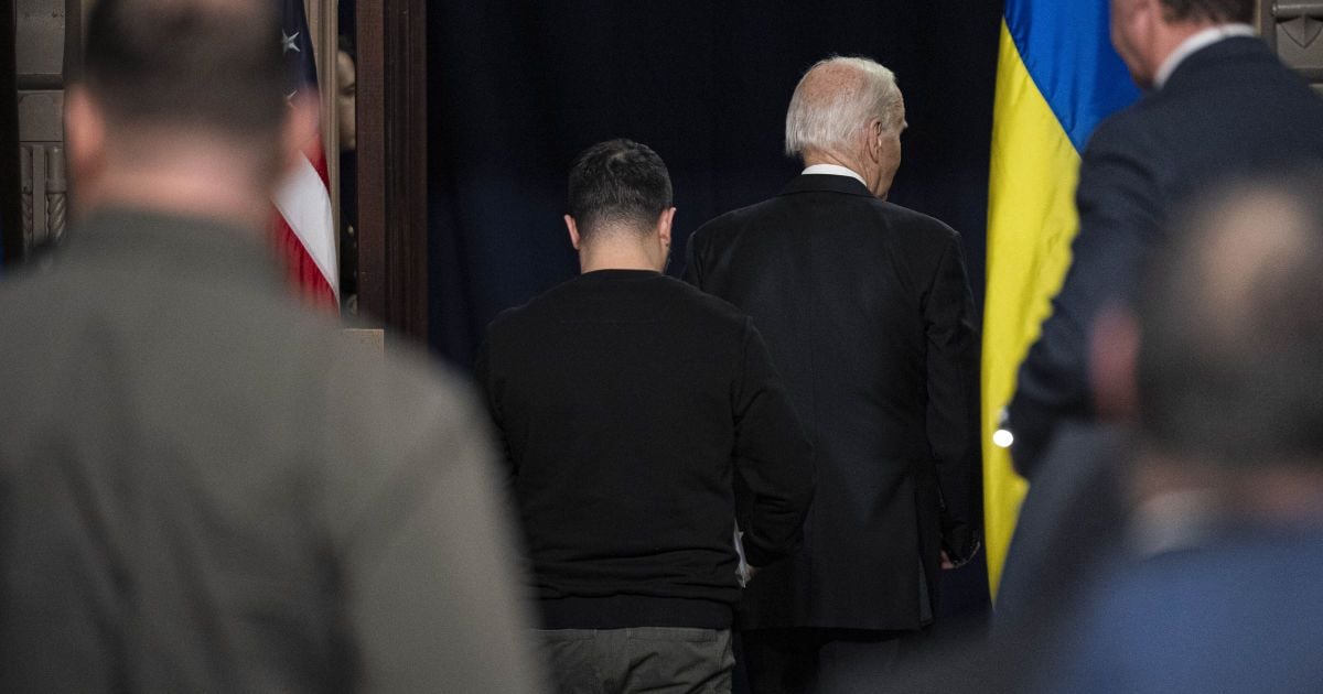 Президент Украины Владимир Зеленский и президент США Джо Байден