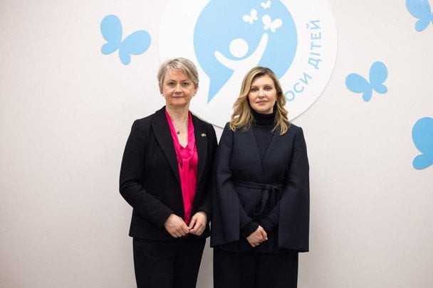 Іветт Купер та Олена Зеленська / © Instagram Олени Зеленської