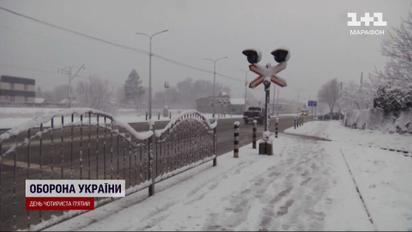 Обильный снег в апреле: на Волынь вернулась зима