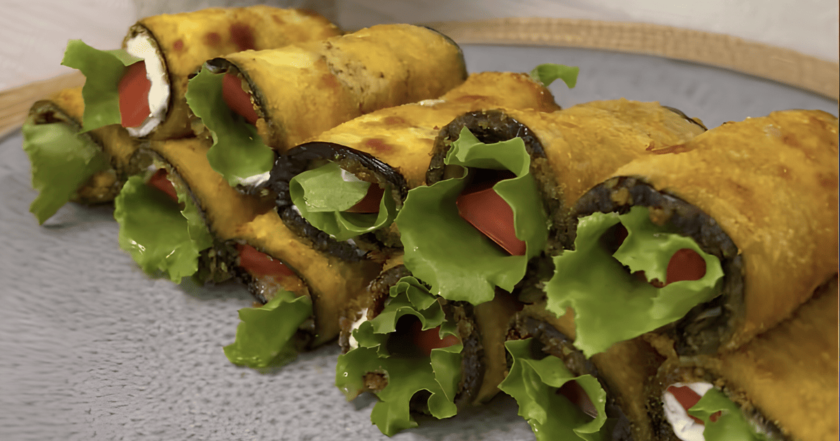 Рулетики з баклажанів tiktok.com_foodblog_kristi