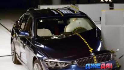 Краш-тесты новых седанов BMW, Audi и Mazda