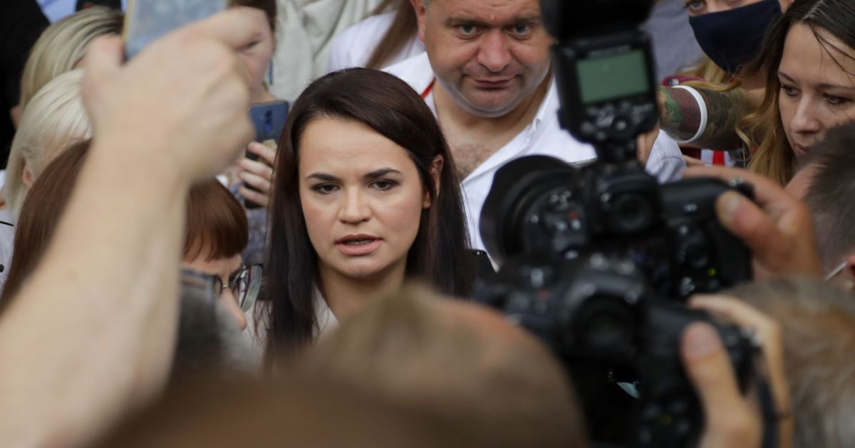 Тихановська вважає, що виграла вибори та вимагає передати їй владу