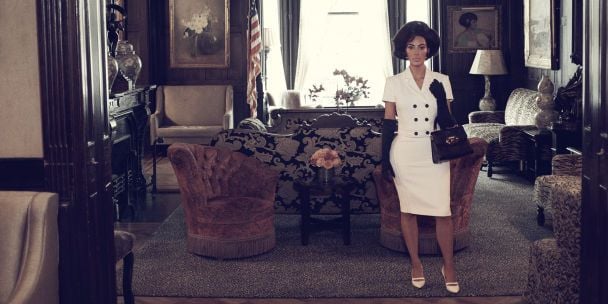 Кардашян перевтілилася у Жаклін Кеннеді / © interviewmagazine.com