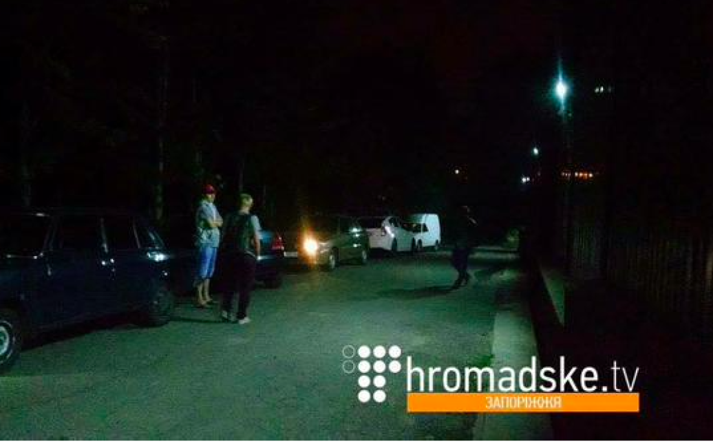 Сейчас на месте инцидента работает милиция и криминалисты / © Громадське ТБ