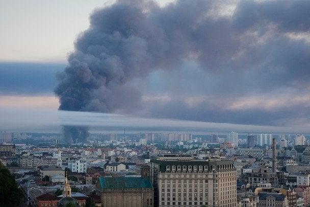 Атака на Киев 2 июля. / © Associated Press