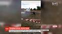 Во время гонки в Черкассах авто вылетело с трассы и сбило одного из зрителей