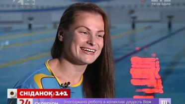 Мировая чемпионка по плаванию Ольга Свидерская показала свою закрытую тренировку