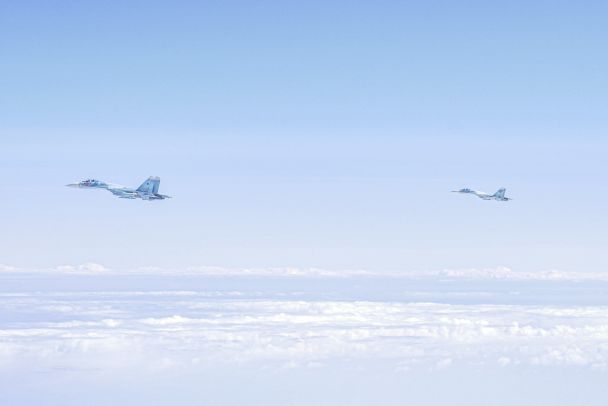 Російські винищувачі / Фото: Військово-повітряні сили Німеччини (https://twitter.com/Team_Luftwaffe) / © 