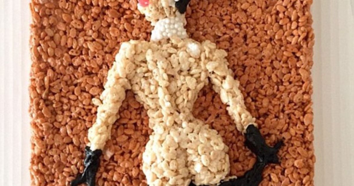 Попа Кардашян и Губка Боб. Американка превращает известных персонажей на фигурки из хлопьев