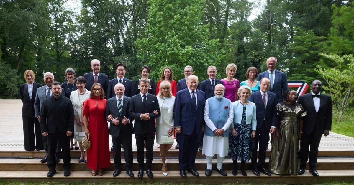 Зеленский и участники саммита G7
