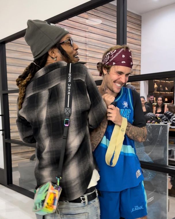 Кріс Кінг та Джастін Бібер / © instagram.com/whoischrisking