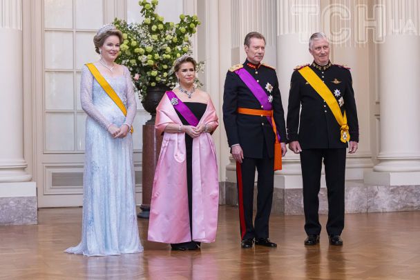 Королева Матильда, велика герцогиня Люксембурга Марія Тереза, великий герцог Люксембурга Анрі та король Філіп / © Getty Images