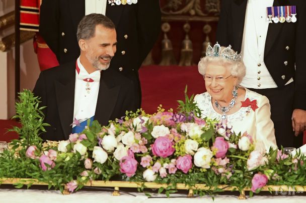 Король Філіп VI та королева Єлизавета II / © Associated Press