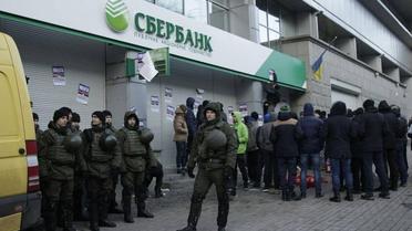 протест проти російських банків_5 / © Національний корпус