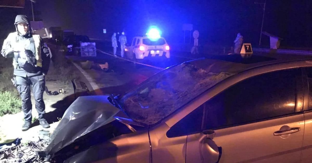 ДТП в Києві на блокпосту / Фото: Національна поліція України