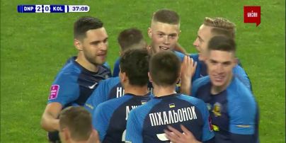Днепр-1 - Колос - 2:0. Видео гола Довбика