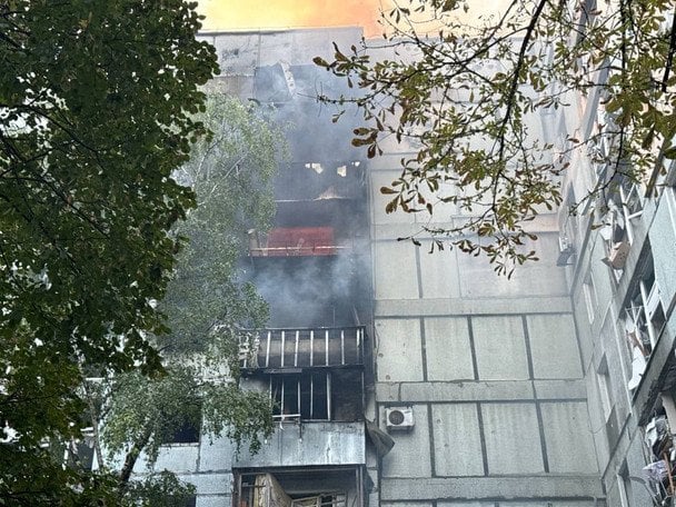 Наслідки російської масованої атаки у Дніпрі / © Сергій Лисак, голова Дніпропетровської ОВА.