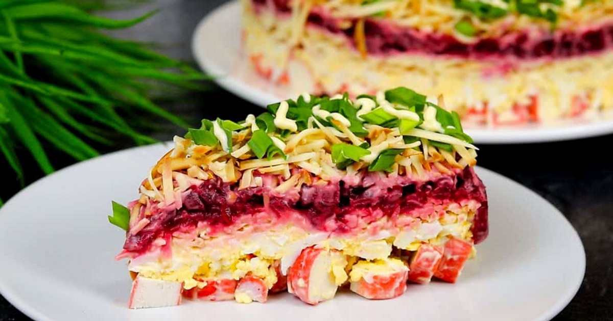 Салат "Корпоратив": рецепт (фото с сайта "Господинька")