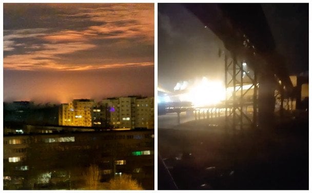 Росія у вогні: горять два порти з нафтою, вибухи лунають на хімзаводі (фото, відео)