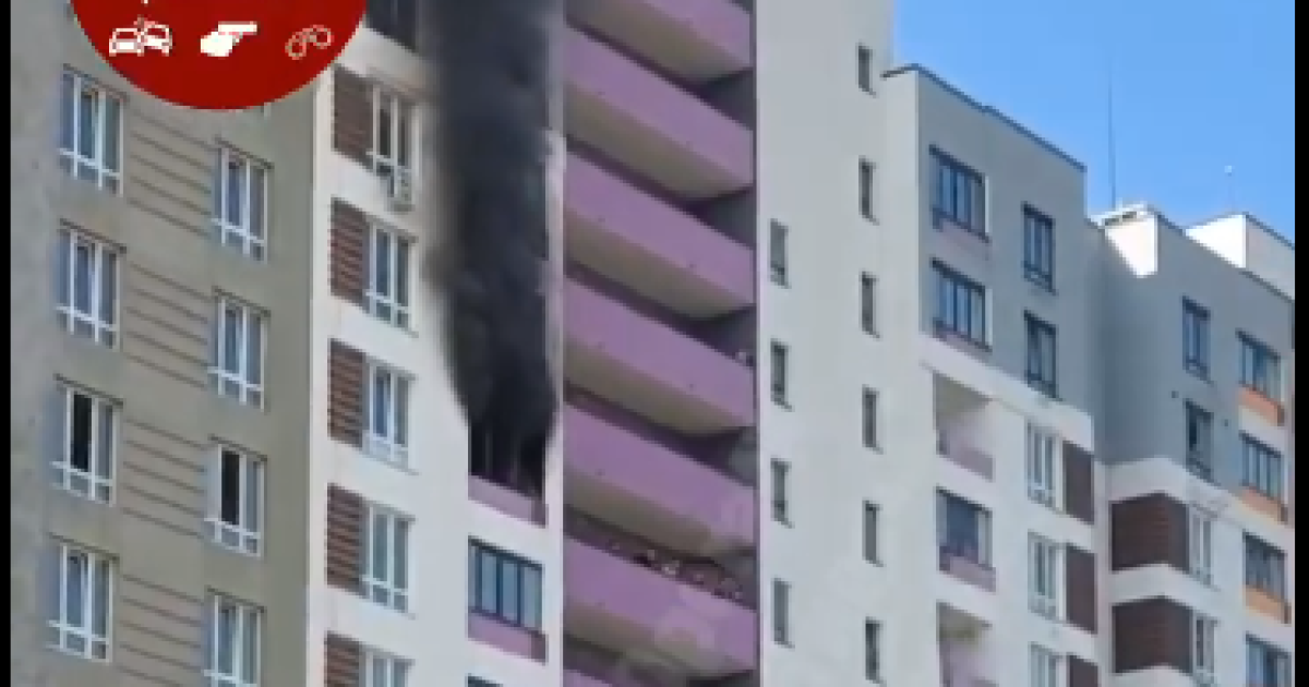 В Вишневом под Киевом вспыхнула новостройка: появилось видео
