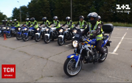 У Полтаві патрулюватимуть вулиці поліцейські на мотоциклах: відео