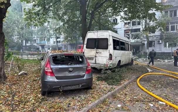 Наслідки російської масованої атаки у Дніпрі / © Сергій Лисак, голова Дніпропетровської ОВА.