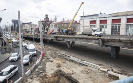Демонтаж Шулявського мосту: у Києві частково перекриватимуть проспект Перемоги