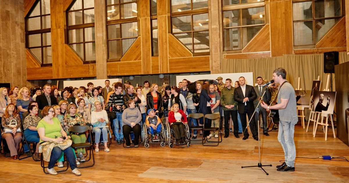 Проект &laquo;Пеерможці&raquo; представили в Харькове / © пресс-служба канала "1+1"