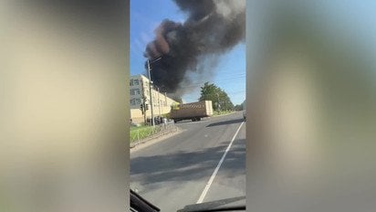У Росії вгатили по військовому заводу - відео
