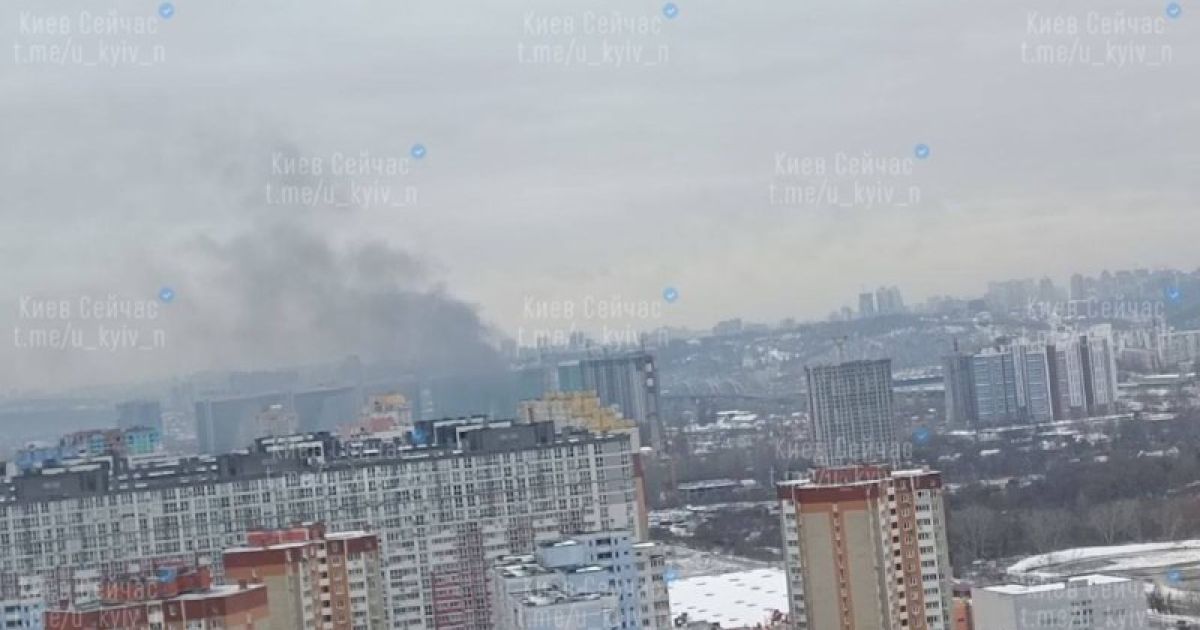 Пожар на Позняках