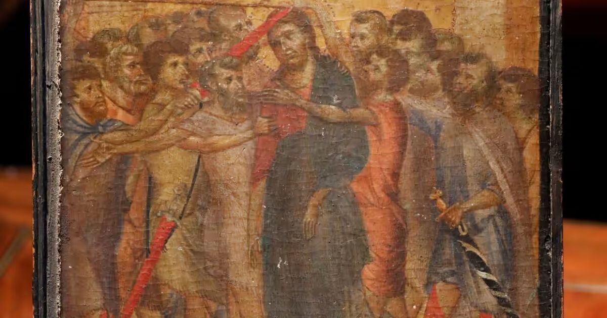 Картина Чімабуе / Фото: Charles Platiau/Reuters