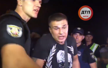 Пьяный дрифт в Киеве: полиция отпустила водителя BMW, несмотря на протесты свидетелей