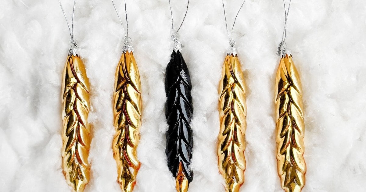 Ялинкова прикраса "П'ять колосків"