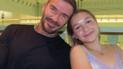 Девід Бекхем з донькою