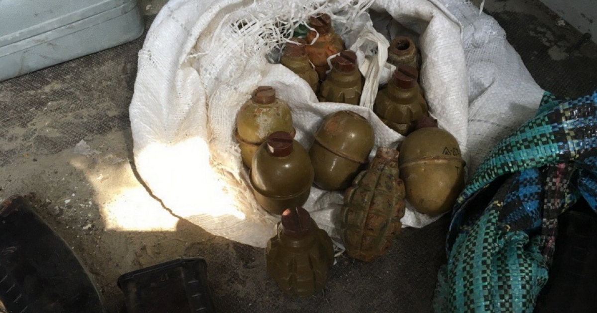 Арсенал оружия из зоны АТО обнаружили на Запорожье