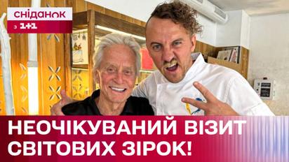 Какими украинскими блюдами Евгений Клопотенко угощал Майкла Дугласа и Энтони Блинкена?