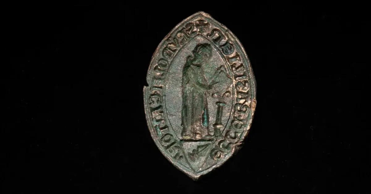 Печатка кантора. Фото: Philippe Saurbeck, Archäologische Bodenforschung Basel-Stadt