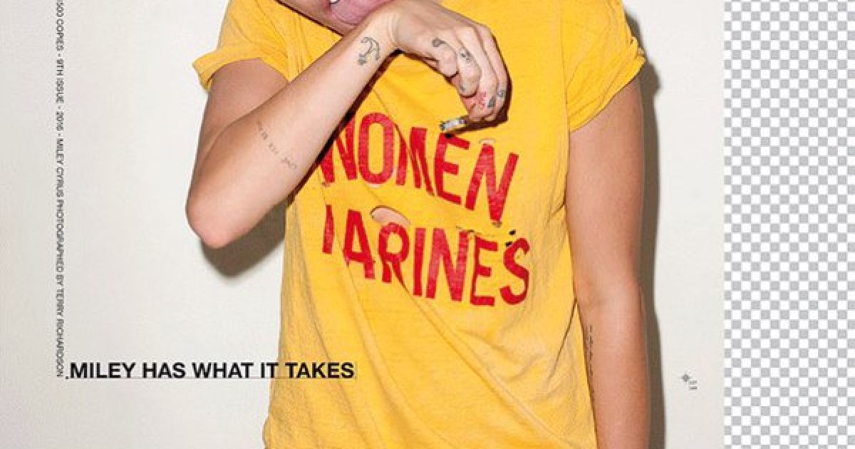 Майлі Сайрус повністю роздягнулася для глянцю / © candy.byluisvenegas.com