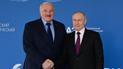 Лукашенко и Путин на Евразийском экономическом форуме 24 мая