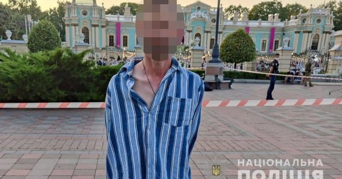 хуліган погржував вчинити вибух / © Полиция Киева / Facebook