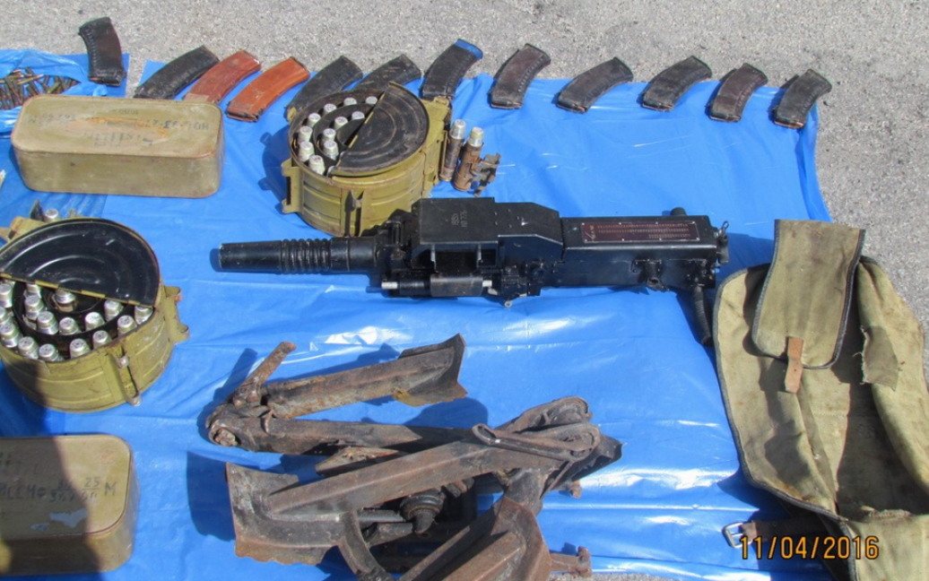 Арсенал оружия из зоны АТО обнаружили на Запорожье / © Пресс-служба СБУ