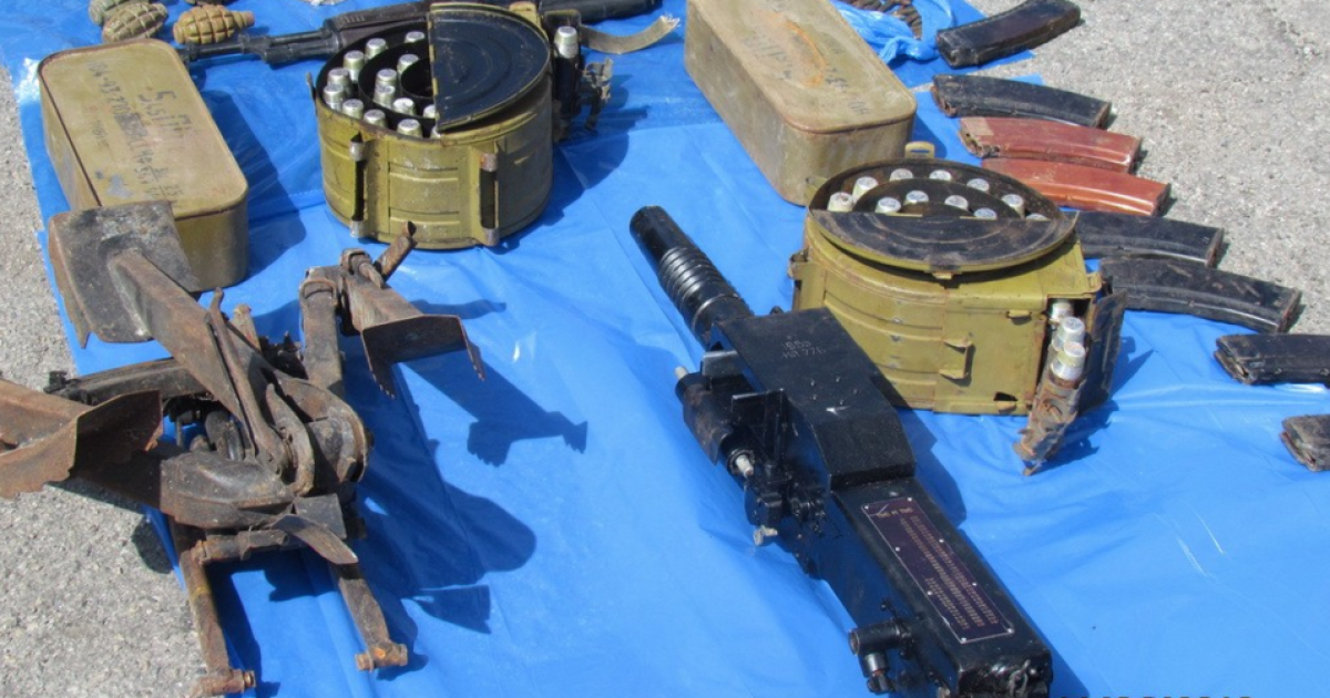 Арсенал оружия из зоны АТО обнаружили на Запорожье