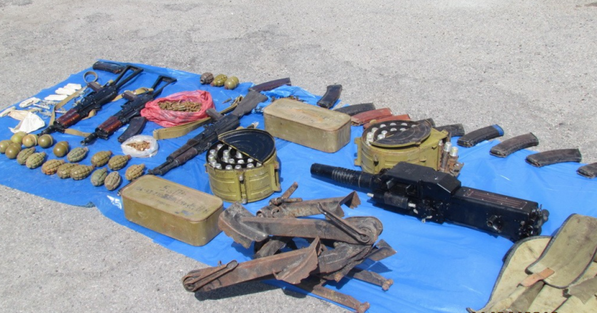 Арсенал оружия из зоны АТО обнаружили на Запорожье