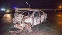 Под Киевом столкнулись два автомобиля, один из которых сгорел. В ДТП пострадали три человека